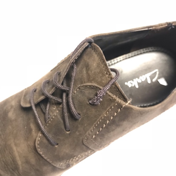 CLARKS Wallace Oiled Suede Lace Up Oxford 10 M main image 5